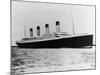 The Titanic Sails on the Ocean-null-Mounted Photographic Print