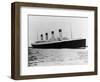 The Titanic Sails on the Ocean-null-Framed Photographic Print