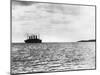 The Titanic Setting Off-null-Mounted Photographic Print