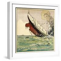 The Titanic Sinks, Seemingly in Daylight!-Jeunesse-Framed Art Print