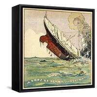 The Titanic Sinks, Seemingly in Daylight!-Jeunesse-Framed Stretched Canvas