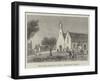 The Tithe Dispute in Wales, Llanarmon Church-null-Framed Giclee Print