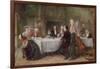 The Toast, 1870 (Oil on Canvas)-Robert Alexander Hillingford-Framed Giclee Print