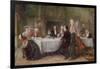 The Toast, 1870 (Oil on Canvas)-Robert Alexander Hillingford-Framed Giclee Print