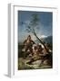The Tobacco Guards, 1777-1780-Francisco de Goya y Lucientes-Framed Giclee Print
