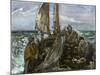 The Toilers of the Sea, 1873-Edouard Manet-Mounted Giclee Print