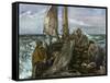 The Toilers of the Sea, 1873-Edouard Manet-Framed Stretched Canvas