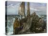 The Toilers of the Sea, 1873-Edouard Manet-Stretched Canvas