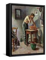 The Toilet, 1887-Maximilien Luce-Framed Stretched Canvas