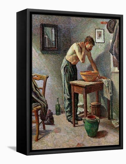 The Toilet, 1887-Maximilien Luce-Framed Stretched Canvas