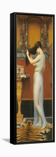 The Toilet, 1900-John William Godward-Framed Stretched Canvas