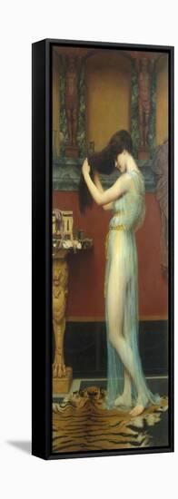 The Toilet, 1900-John William Godward-Framed Stretched Canvas