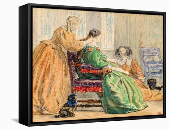 The Toilet, 19Th Century (W/C)-John Everett Millais-Framed Stretched Canvas