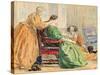 The Toilet, 19Th Century (W/C)-John Everett Millais-Stretched Canvas