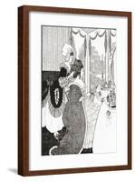 The Toilet after Aubrey Beardsley. from Illustrierte Sittengeschichte Vom Mittelalter Bis Zur Gegen-null-Framed Giclee Print