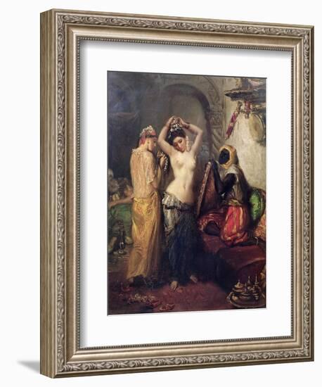 The Toilet in the Seraglio-Theodore Chasseriau-Framed Giclee Print