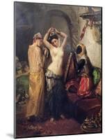 The Toilet in the Seraglio-Theodore Chasseriau-Mounted Giclee Print