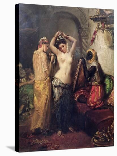 The Toilet in the Seraglio-Theodore Chasseriau-Stretched Canvas