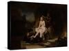 The Toilet of Bathsheba, 1643-Rembrandt van Rijn-Stretched Canvas