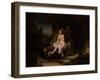 The Toilet of Bathsheba, 1643-Rembrandt van Rijn-Framed Giclee Print