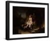 The Toilet of Bathsheba, 1643-Rembrandt van Rijn-Framed Giclee Print