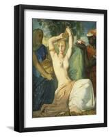 The Toilet of Esther, 1841-Theodore Chasseriau-Framed Giclee Print