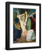 The Toilet of Esther, 1841-Theodore Chasseriau-Framed Giclee Print