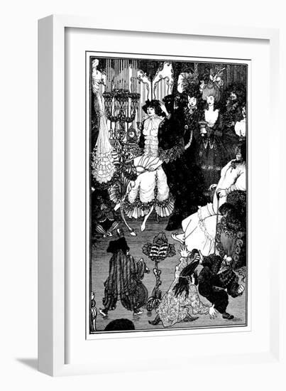 The Toilet of Helen-Aubrey Beardsley-Framed Art Print