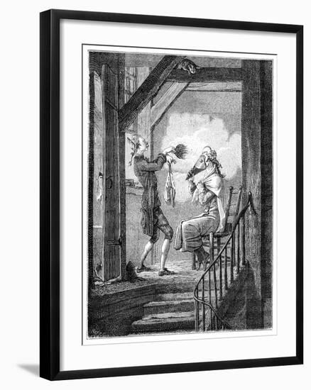The Toilet of the Clerk Prosecutor-Antoine Charles Horace Vernet-Framed Giclee Print