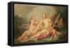 The Toilet of Venus, 1749 (Oil on Canvas)-Francois Boucher-Framed Stretched Canvas