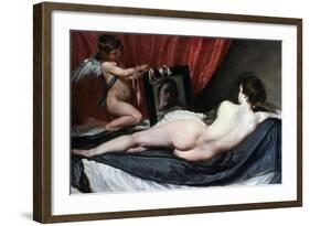 The Toilet of Venus (The Rokeby Venus), 1647-1651-Diego Velazquez-Framed Giclee Print