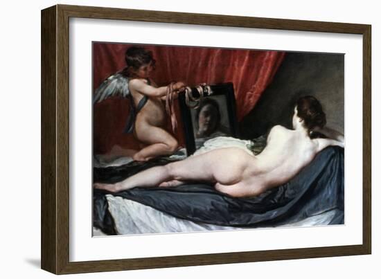 The Toilet of Venus (The Rokeby Venus), 1647-1651-Diego Velazquez-Framed Giclee Print