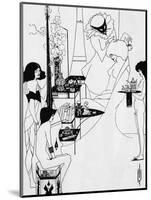 The Toilette of Salome-Aubrey Beardsley-Mounted Photographic Print