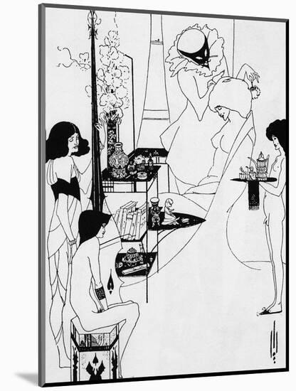 The Toilette of Salome-Aubrey Beardsley-Mounted Photographic Print