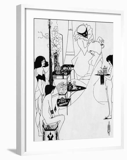 The Toilette of Salome-Aubrey Beardsley-Framed Photographic Print