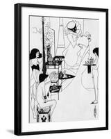 The Toilette of Salome-Aubrey Beardsley-Framed Photographic Print