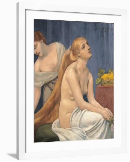 The Toilette-Pierre Puvis de Chavannes-Framed Giclee Print