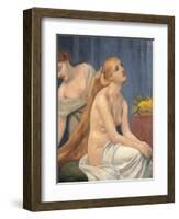 The Toilette-Pierre Puvis de Chavannes-Framed Giclee Print