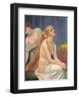 The Toilette-Pierre Puvis de Chavannes-Framed Giclee Print