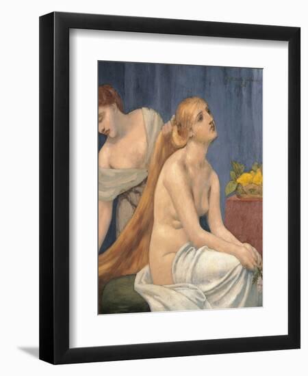 The Toilette-Pierre Puvis de Chavannes-Framed Giclee Print