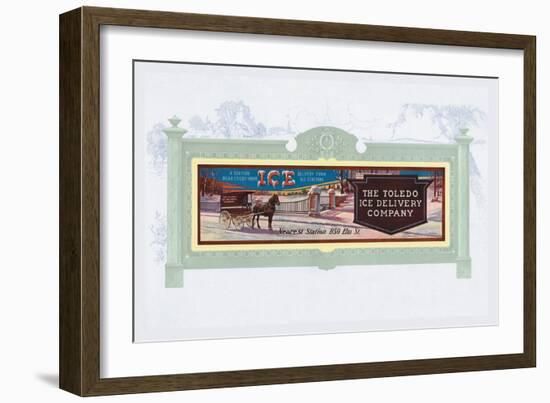 The Toledo Ice Delivery Service-null-Framed Art Print