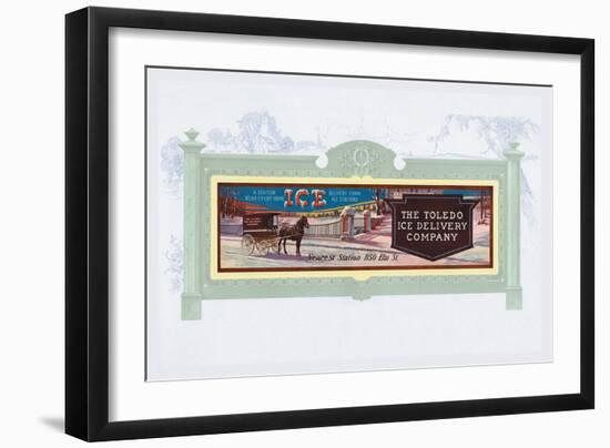 The Toledo Ice Delivery Service-null-Framed Art Print