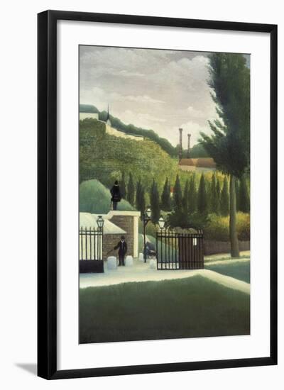 The Toll Gate-Henri Rousseau-Framed Art Print