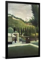 The Toll Gate-Henri Rousseau-Framed Art Print