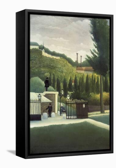 The Toll Gate-Henri Rousseau-Framed Stretched Canvas