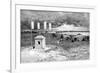 The Tomb of a Lama and an Encampment, Mongolian Desert, C1890-Ivan Pranishnikoff-Framed Giclee Print