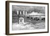 The Tomb of a Lama and an Encampment, Mongolian Desert, C1890-Ivan Pranishnikoff-Framed Giclee Print