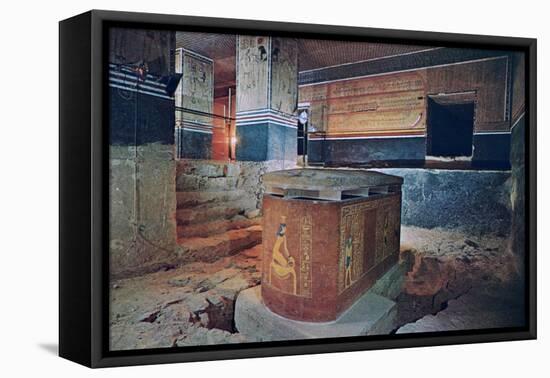 The Tomb of Amenhotep II, Valley of the Kings, Egypt-null-Framed Stretched Canvas