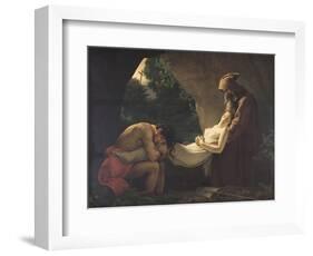 The Tomb of Atala, 1808-Anne-Louis Girodet de Roussy-Trioson-Framed Giclee Print