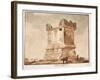 The Tomb of C.V. Marianus, also known as Nero's Tomb. Via Cassia, 1833-Agostino Tofanelli-Framed Giclee Print